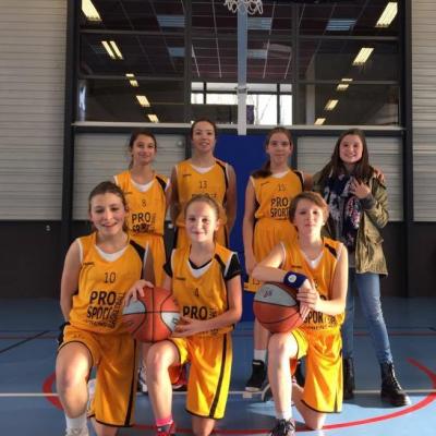 Les U13 Benjamines du B.B.C.C.