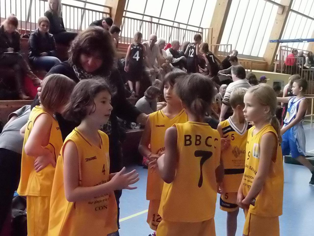 Les Poussines avec leur coach Stéphanie HOCHARD