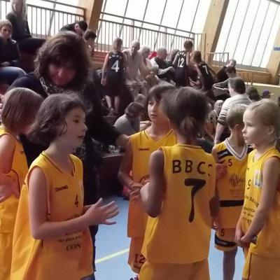 Les Poussines avec leur coach Stéphanie HOCHARD