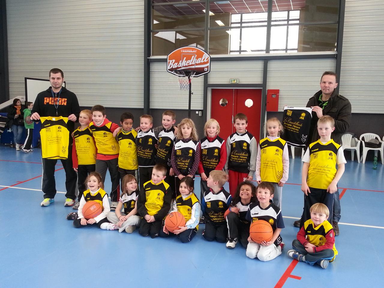 Les enfants de l'école de Mini-Basket