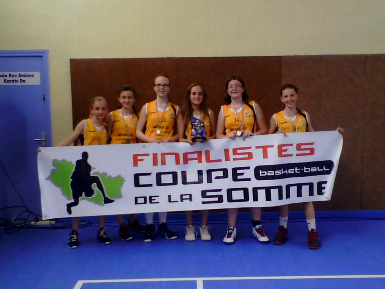 Les Minimes filles du B.B.C.C. en finale de la Coupe de la Somme !!!