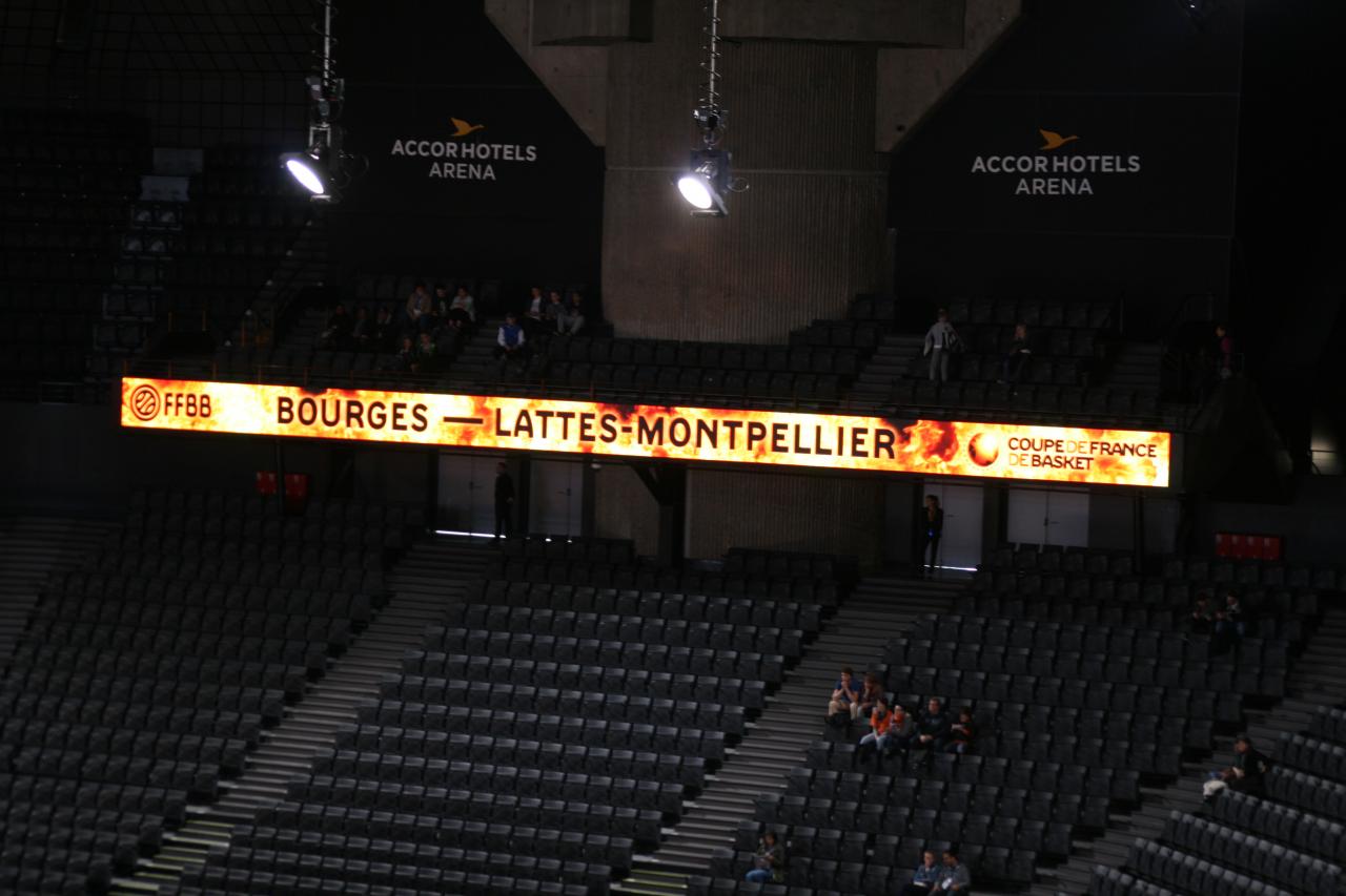 1er match, Bourges vs. Lattes-Montpellier