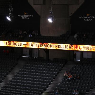 1er match, Bourges vs. Lattes-Montpellier