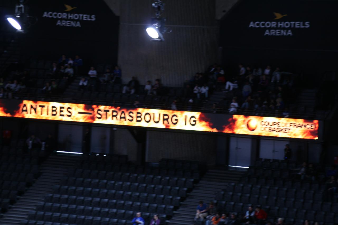 2ème match de la journée, Antibes vs. Strasbourg IG