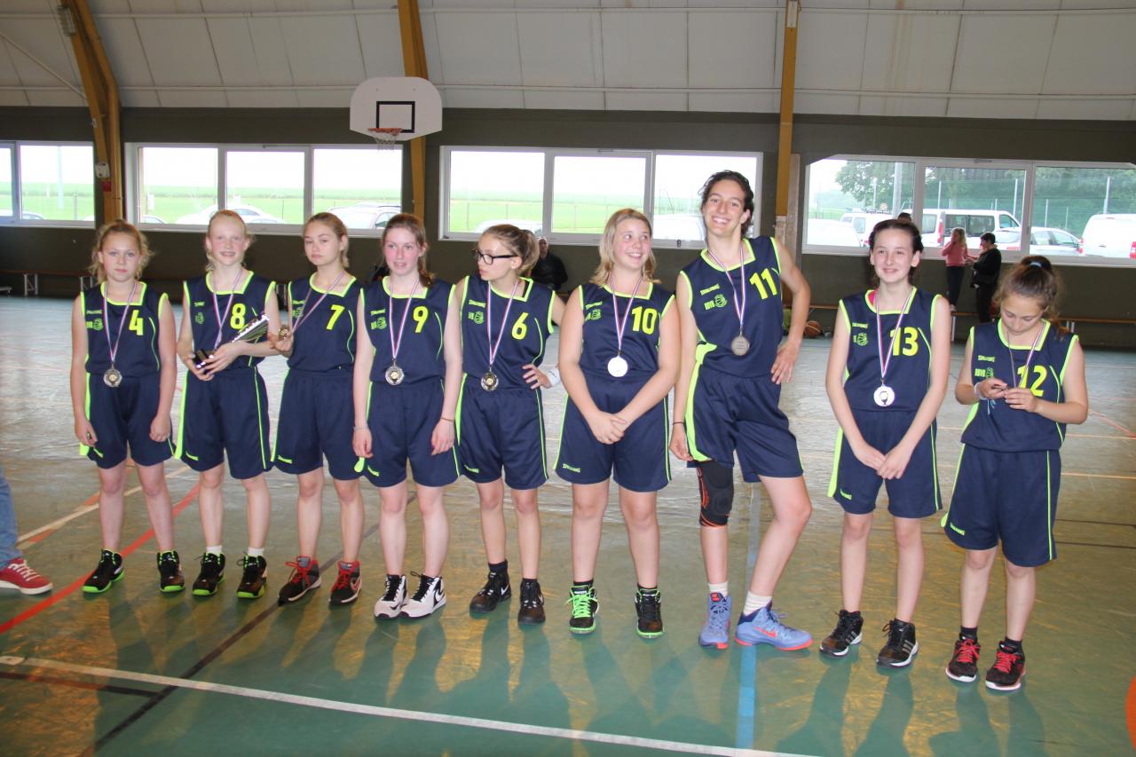 Les joueuses du BBVB, secondes.