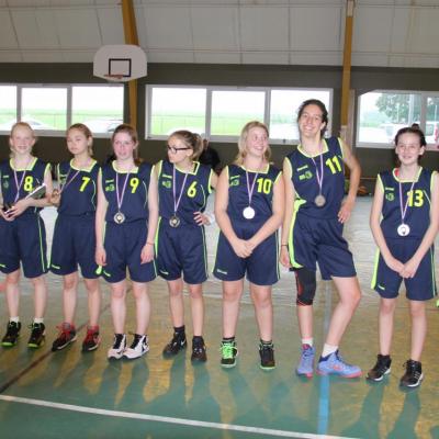 Les joueuses du BBVB, secondes.