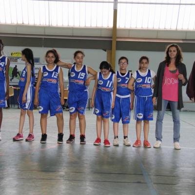 L'équipe U13 Benjamines de la MABB