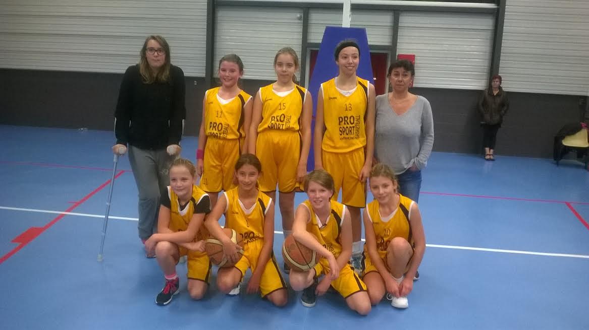 Les U13 Benjamines du B.B.C.C.