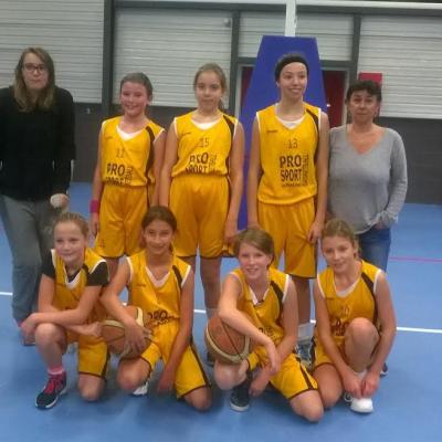 Les U13 Benjamines du B.B.C.C.