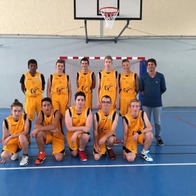 L'équipe U17 Cadets du B.B.C.C. version 2015-2016