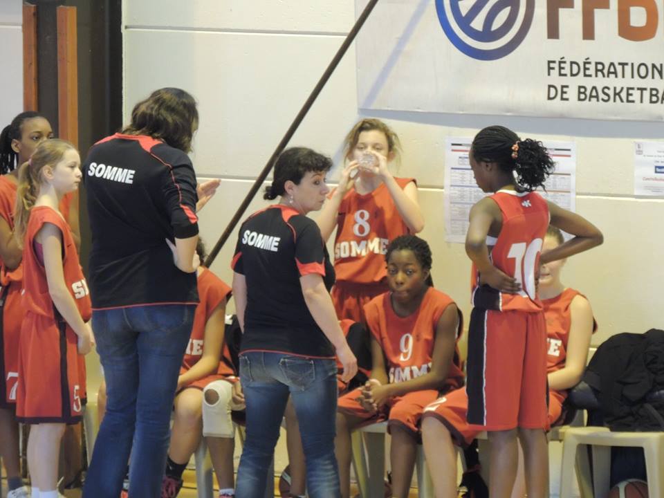 Valérie, coach de l'équipe de Somme