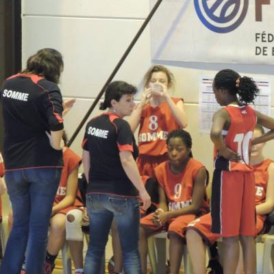 Valérie, coach de l'équipe de Somme